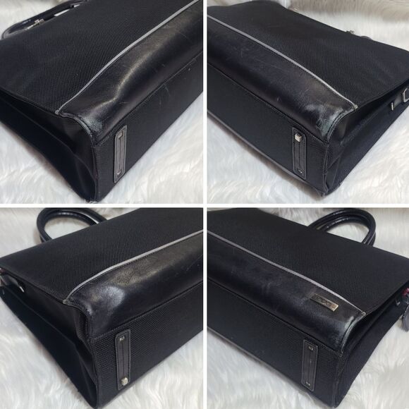 TUMI|Vintage Black Briefcase/Laptop Bag with Shoulder Strap - Picture 8 of 15
